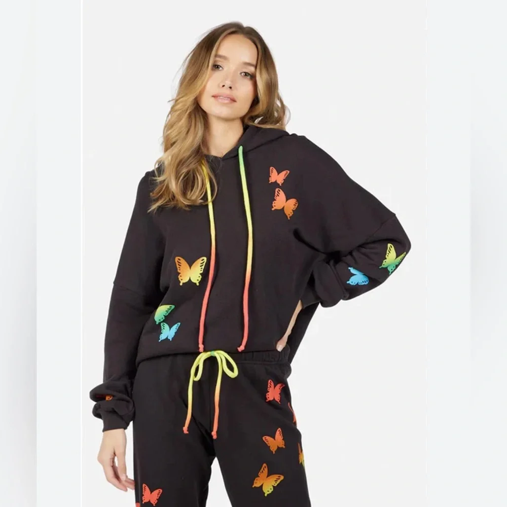 Lauren Moshi Rita Rainbow Butterfly Top 🦋 - Picture 3 of 5
